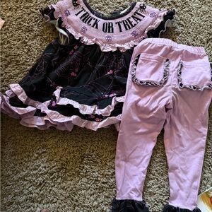 Smocked Halloween outfit